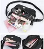 Sacs de soirée Mode Mini Sac Femme Patchwork Nylon Square Femme Épaule Bandoulière Tendance Téléphone portable étanche