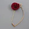 Bröllopsblommor wifelai-a handgjorda brudgummen brudgummen boutonniere mäns kostym lapel pin prom corsage ceremony blommor brosch xh1327y