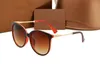 Óculos de sol masculino retro redondo feminino designer g óculos de sol senhoras tons ao ar livre pára-sol com logotipo 1719