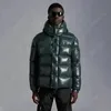 Designer di giacche per uomini cappotti per palla inverno arorosa materiale opaco lucido giù per la giacca coppia all'aperto