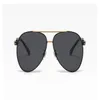Klassieke mode zonnebril voor heren dames zomer tinten spiegel lenzen zonnebril UV400 volledig metalen frame rijden winkelen reizen8738