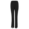 Kvinnor Pants Sport Cargo Women Solid Color High midja Slim Truenters något slitsar Ladies Tight Streetwear Woman Clothing