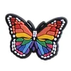 Charms Butterfly Clog PVC Shoe Buckcle Decoration Charm Accessories Birthday Present For Children Adt Drop Delivery Smycken Fynd Comp DHN50