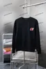 Xinxinbuy Men Designer Hoodie Sweatshirt 24SS Letter Print Etikett Långärmad kvinnor Black Orange White S-XL