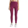 Pantaloni attivi in tessuto a costine Legging fitness da donna Alta elasticità traspirante ad asciugatura rapida con tasche Pantaloni sportivi da yoga push hip