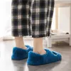 Pantofole Pantofole in cotone per adulti in pile di coniglio borsa genitore-figlio con suola in gomma calda pantofole invernali per la casa per interni moda antiscivolo x0916