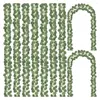 Декоративные цветы Макет сцены Поддельные растения Очаровательная гирлянда из искусственного эвкалипта 10 шт. Искусственная зелень Лозы для свадебного фона Камин