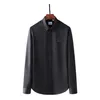 Men's Casual Shirts Autumn Long Sleeve Large Size Formal Shirt Plaid Collar Button Up ShirtMen's#33307L