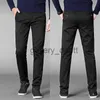 Pantaloni da uomo Pantaloni da lavoro casual da uomo Pantaloni elasticizzati Grigio Cachi Nero Grandi taglie forti J230918