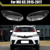 Front Car Transparent Lens Shell Auto Glass Lampshade Strålkastare Följande strålkastare Täck Clear Lampcover för MG GS 2015-2017