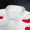 Camisas de diseñador para hombre Ropa de marca Camisa de vestir de manga larga para hombre Estilo Hip Hop Tops de algodón de alta calidad 1032261c