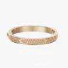gold diamond bracelet female stainless steel golden bracelet width 7MM diamond Valentines Day gift girlfriend jewelrydesigner brac237L