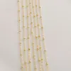 Chaînes de lunettes WT-BC209 WKT minuscules perles à maillons pour femmes, résultats de bijoux plaqués or, chaîne de bricolage par mètres, chaîne de lunettes de soleil Unique 230918