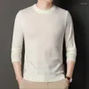 남자 스웨터 모방 양모 프리즘 격자 무늬 스웨터 자카드 캐주얼 긴 슬리브 풀 오버 니트