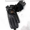 hiver gant designer mode femme gant u lettre solide cinq doigts gants pour femmes hommes garder au chaud neige gant style tendance en gros de haute qualité