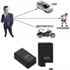 Accessoires GPS de voiture Mini GF07 Tracker GSM GPRS Application de localisation en temps réel avec aimant puissant Anti-perte d'enregistrement du véhicule Suivi en ligne de Dhhry