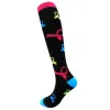 300 par/Lot Women Men Sockins Sockins Nylon Sports Sock 15-20 mmhg do biegania w locie