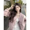 Women's Jackets 2023 Spring Pink Baseball Jacket Women Harajuku Casual Printed Korean Oversize Bomber Uniform Streetwear Long Sleeves Top