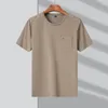 Homens camisetas 2023 High-end verão marca designer de luxo top urbano camiseta vip manga curta casual clássico moda wear