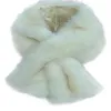 NY FAUX FOX FUR BRIDAL SACK FALL STICK WRAPS ÄR MJÄLP CROG BRIDE Vinterbröllop Party Boleros Jacket Cloak Bourgogne Black W2229