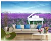 Wallpapers Custom 3d Wallpaper Room Modern Lavender Piano Backdrop Customized Po