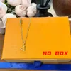 Never Fading 18K Gold Plated Luxury Brand Designer Pendants Necklaces Stainless Steel Letter Choker Pendant Necklace Beads Chain Jewelry Gifts Lovers Gift
