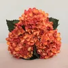 Kwiaty dekoracyjne 3PCS/działka sztuczna vintage hydragea jedwabny kwiat jesień dekoracje bukiet przyjęcie domowe wystrój domu