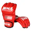 Sports Gloves 5 Colors Thick Boxing Gloves MMA Gloves Half finger Sanda Taekwondo Fight MMA Sandbag Gloves Professional TKD Training Equipment 230918