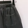 Pudra Sweatpants Mens Joggers Pants Tasarımcı Swearyants Pubsel İşlemeli Mektup Yıkanmış Vintage Rasus Pantolon