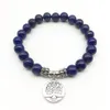 SN1328 Mode frauen Armband Hohe Qualität Lapis Lazuli Schmuck Trendy Handgemachte Baum des lebens Yoga Armband Whole239B