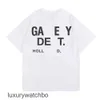 Galleryys Alphabet Trend Moletons Depts Camisa Masculina Estampada Camisetas da Moda Designer Básico Moda Casual Solta Camiseta Curta Meia Manga 3PM7