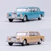 Diecast Model car GCD Diecast Model Car 1/64 Pullman White or Red Color Luxury Retro Celebrity Vehicle with Case Gift for Boys Girls Adults 230915