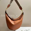 Designerskie torby luna torby hamakowe błyszcząca skórzana torebka moda torba crossbody torebka pod pachami