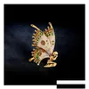 Szpilki broszki vintage motyl skrzydła bajka wysokiej jakości emalia broszka 2 kolory 2021 Angel Designer Biżuter