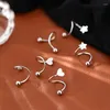 Stud Earrings Fashion Piercing Heart Star Ear Cartilage Earring For Women Jewelry Gifts Eh1416