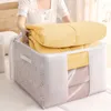 Storage Bags Cloth Quilt Bag Duvet Cover Under Bed Printed Nordic Blanket Organizer Clothes In Cabinets