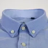 Erkekler Sıradan Gömlekler S ~ 6XL Pamuk Oxford Gömlek Erkekler İçin Uzun Kollu Ekose Çizgili Sıradan Gömlek Erkek Cep Düzenli Bulundown İş Adam Gömlek 230918