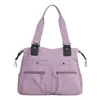 Bolsas de noche Mamá Hombro Viaje de gran capacidad para mamá Bolsos de nylon Señoras Crossbody Tote Impermeable Multibolsillos Bolsa de fin de semana