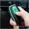 Car Key 2 Button 3 Buttons Keys Er Leather Tpu Case Accessories Cars Protect For Prius Camry Corolla C-Hr Chr Rav4 Drop Delivery Autom Dhmol