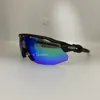 Gafas de sol de ciclismo UV400 Lentes negras polarizadas Gafas de ciclismo Gafas deportivas para montar en bicicleta MTB Gafas con estuche para hombres y mujeres OO9442 3 lentes adicionales