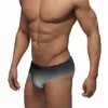 Homens Swimwear Gradiente Triângulo Troncos de Natação Europeu Americano Moda Cintura Baixa Biquínis Com Push Pad Verão Praia Surf Quick Dry