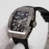 Mens Relógios Richrd Mileres Swiss Relógios de Pulso Mecânico Esportes Rm010 Série Titanium Display Totalmente Holloway Mão Mecânica Suíço Luxo XO4MC