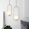 Pendant Lamps Modern Minimalist Bar Restaurant Multi-head Molecular Rotating Nordic Bedroom Bedside Metal Lights