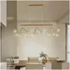 Lámparas colgantes LED Lámparas modernas para sala de estar Dormitorio Lamparas Colgantes Nordic Lustre Luminaria Iluminación industrial Fixtu Dhavd