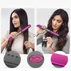 Haarkrulspelden Stijltangen 3D Roterend Professionele PTC Stijltang Curling 2 in 1 Platte Krultang Styling Tools Kam Voor Droog Nat 0918