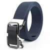 Riemen Nylon geweven riem met hoogwaardige automatische gesp voor zakenlieden Koreaanse stijl Golf Tandeloze snelsluiting tailleband