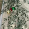 Nep bloemen groen decoratie jaar kerstboom ornament slinger kransen kunstmatige groene planten dennennaald suikerriet kerst hangende wijnstok 230918