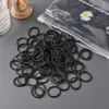 200 stks Nylon Elastisch Rubber Meisjes Leuke Haarbanden Haaraccessoires Kinderen Snoep Kleur Paardenstaart Houder Hoofdband Ornamenten