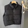 Gilets pour femmes Mode hiver chaud Harajuku style vêtements d'extérieur veste sans manches dames vêtements de travail décontracté vintage col montant gilet pour femmes