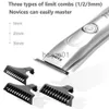 Elektriska rakare Pro Beard Hair Trimmer For Men Grooming Electric Facial Body Trimmer Rechargeble Clipper Hair Cutting Machine Litium X0918